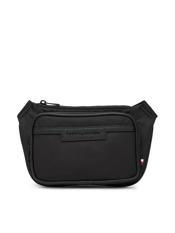 Tommy Hilfiger Saszetka nerka Th Repreve Bumbag AM0AM13467 Czarny