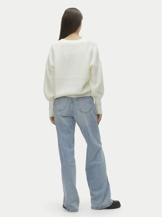 Vero Moda Vero Moda Kardigan Lea 10249632 Biały Regular Fit