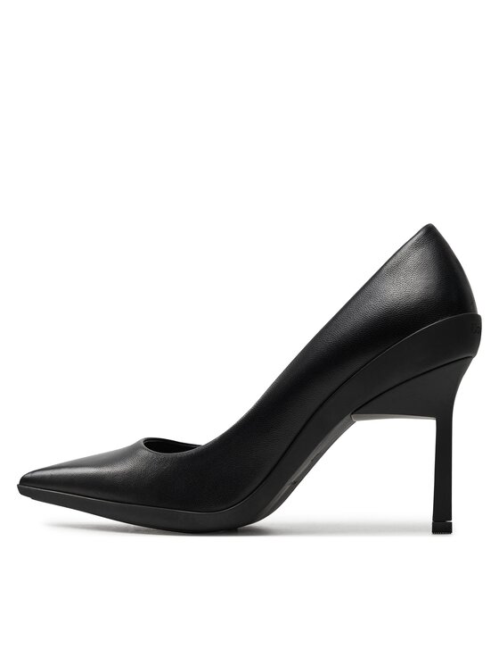 Calvin Klein Calvin Klein Lodičky Heel Pump 90 Leather HW0HW02033 Čierna