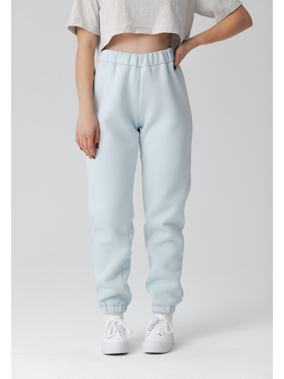 LAURELLA LAURELLA Teplákové nohavice 3UU001 Modrá Regular Fit