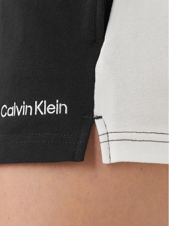 Calvin Klein Swimwear Calvin Klein Swimwear Szorty materiałowe LV00Q61153 Czarny Regular Fit