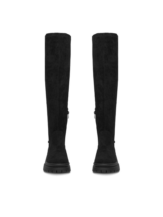 DeeZee DeeZee Čizme preko koljena HX24003-1 Crna