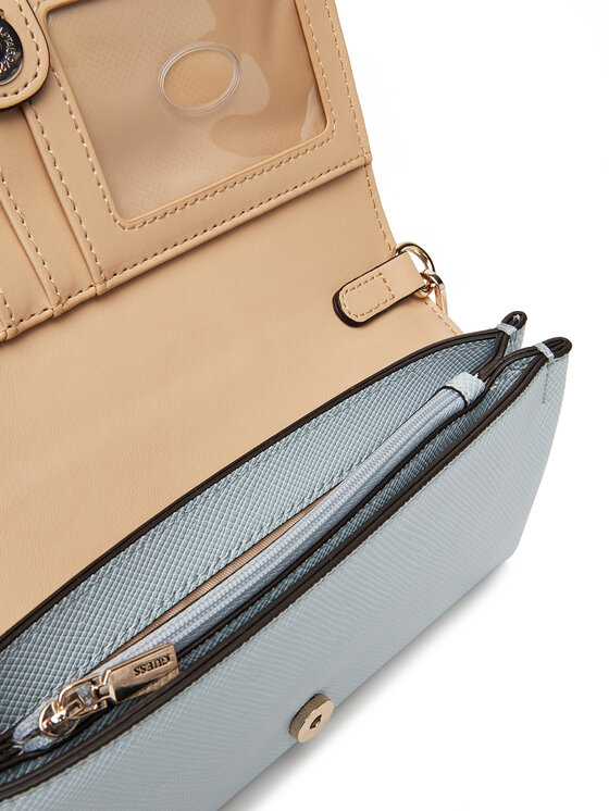 Guess Guess Geantă Noelle II Mini HWZG96 72750 Albastru celest