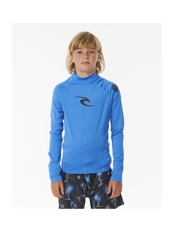 Rip Curl Rip Curl Koszulka do pływania Brand Wave Upf L/S-Boy Niebieski
