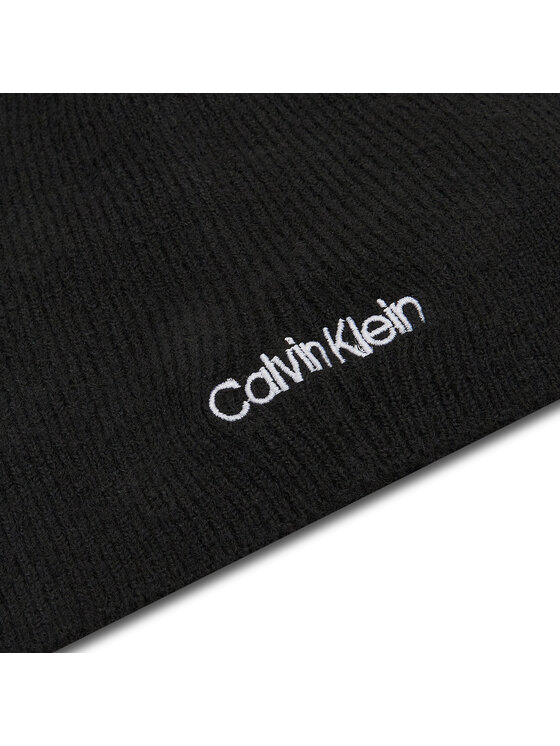 Calvin Klein Calvin Klein Set Schal und Mütze Basic Wool Beanie+Scarf K50K507552 Schwarz