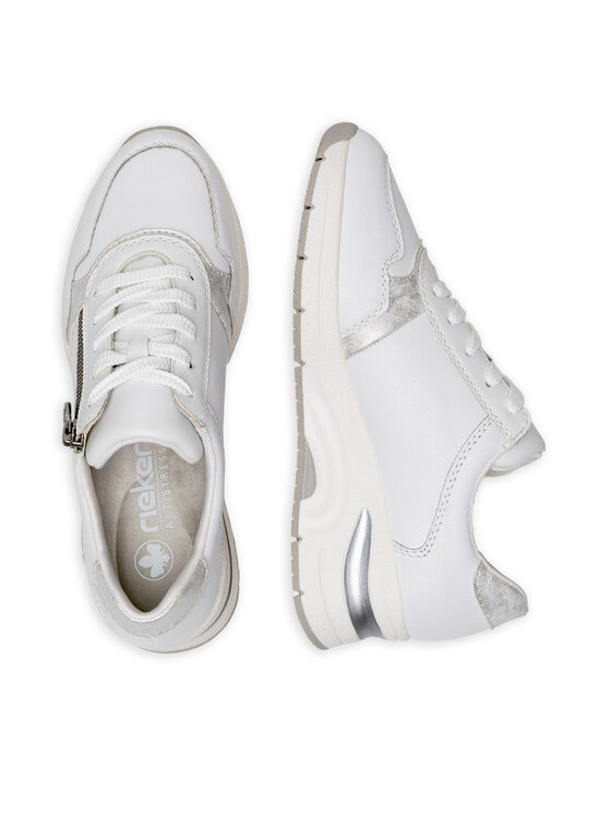 Rieker Rieker Sneakersy N9301-80 Biały