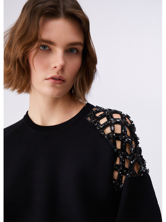 Liu Jo Liu Jo Maglione PA6030MS99E22222 Nero Regular Fit