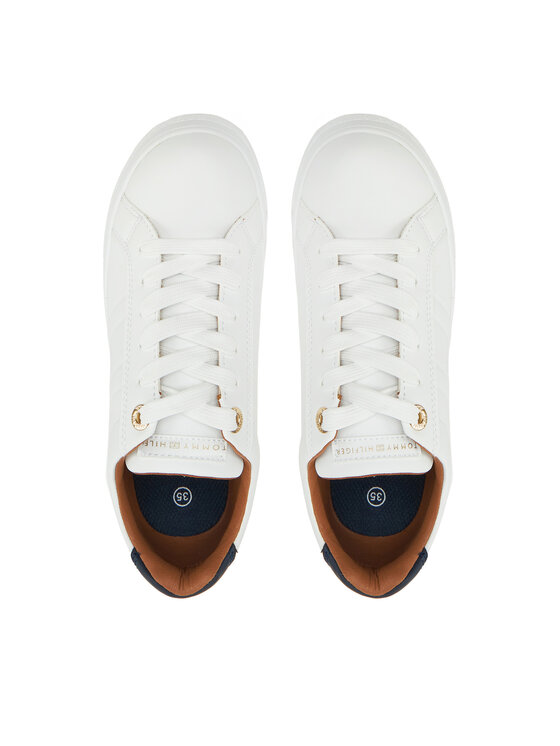 Tommy Hilfiger Tommy Hilfiger Sneakers Low Cut Lace-Up Sneaker T3X9-33857-1355 S Alb