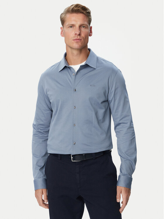 BOSS BOSS Särk Mysoft 50519748 Sinine Regular Fit