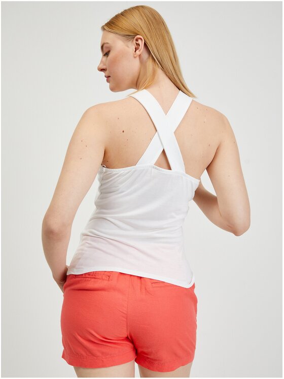 Orsay Orsay Top 103154-001000__XL Biały Regular Fit
