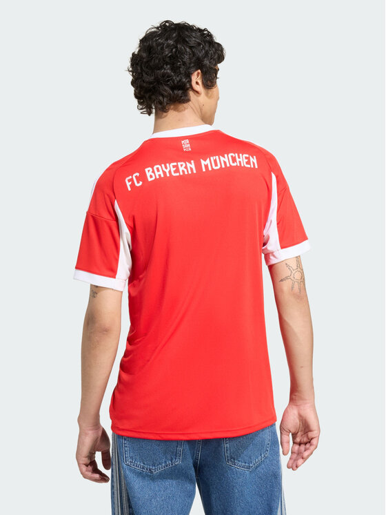 adidas adidas Koszulka techniczna FC Bayern Czerwony Slim Fit