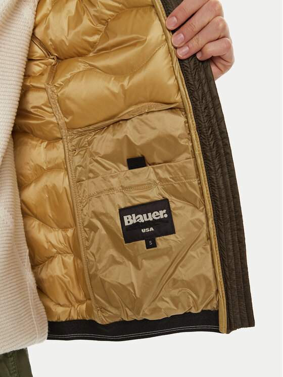 Blauer Blauer Μπουφάν πουπουλένιο 24WBLDC03048 Πράσινο Regular Fit