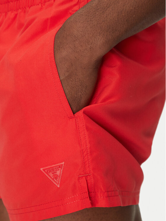 Guess Guess Pantaloncini da bagno F4GT00 WG282 Rosso Regular Fit
