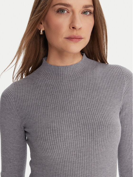 Kontatto Kontatto Rollkragenpullover 3M0816C Grau Regular Fit