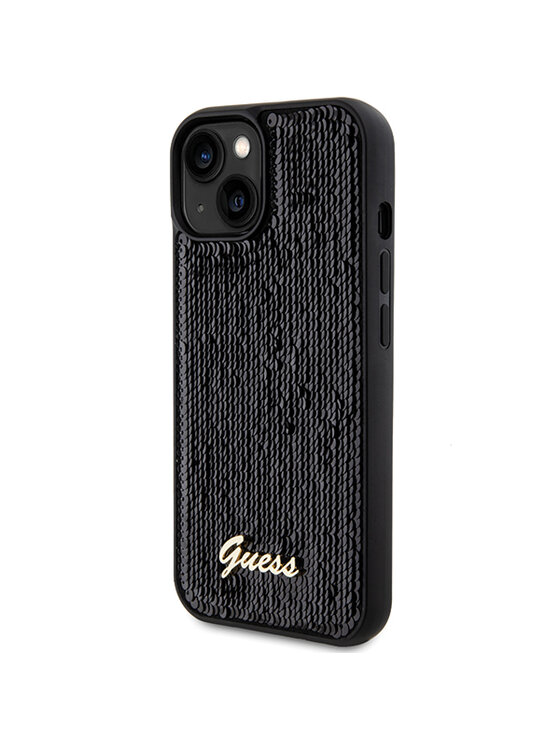 Guess Guess Etui na telefon iPhone 14 / 15 / 13 Czarny