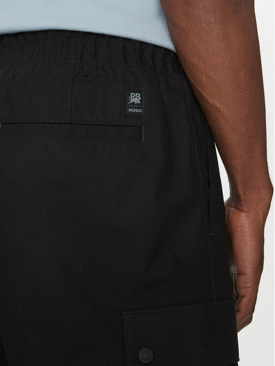 HUGO HUGO Szorty sportowe Garlio 50542795 Czarny Regular Fit