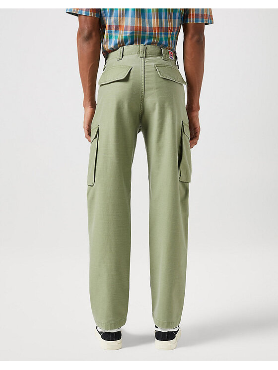 Wrangler Wrangler Spodnie materiałowe CASEY JONES CARGO Beżowy Regular Fit