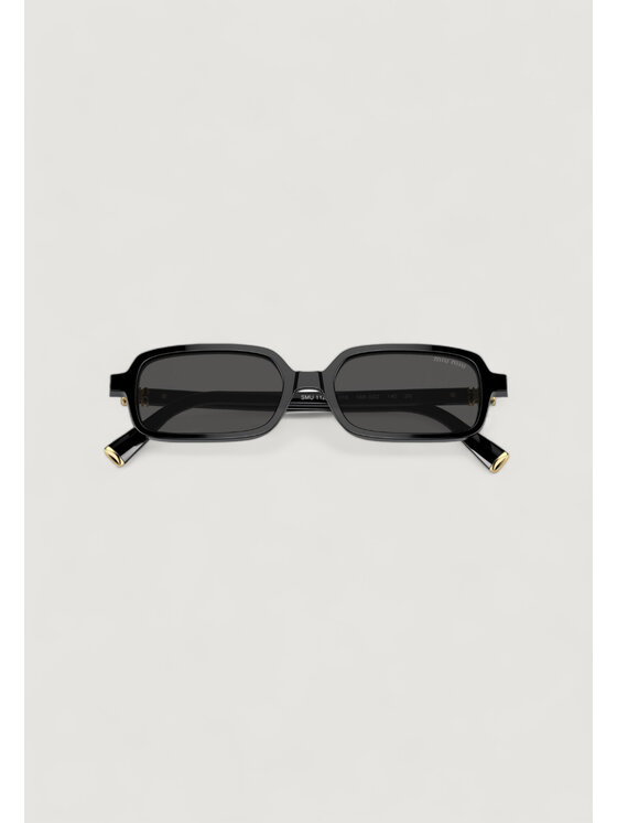 Miu Miu Miu Miu Okulary przeciwsłoneczne 0MU 11ZS 16K5S0 Czarny