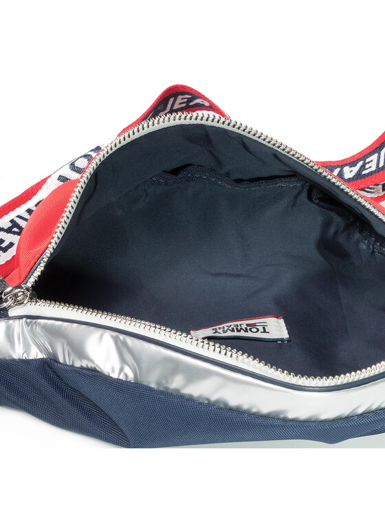 Tommy Jeans Tommy Jeans Ľadvinka Tjw Logo Tape Bumbag Cb AW0AW08048 Tmavomodrá
