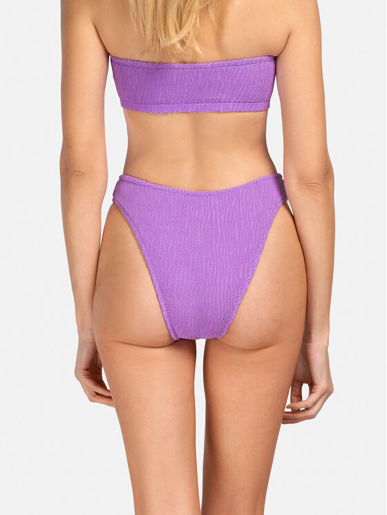 Miss Lou Miss Lou Bikini pezzo sotto D-SP1-FL Viola