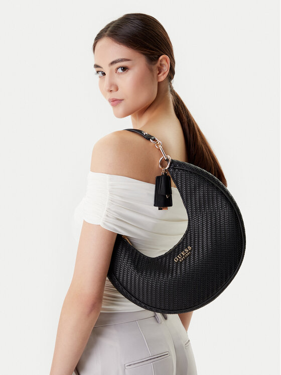 Guess Guess Дамска чанта Mirema HWWG96 31020 Черен