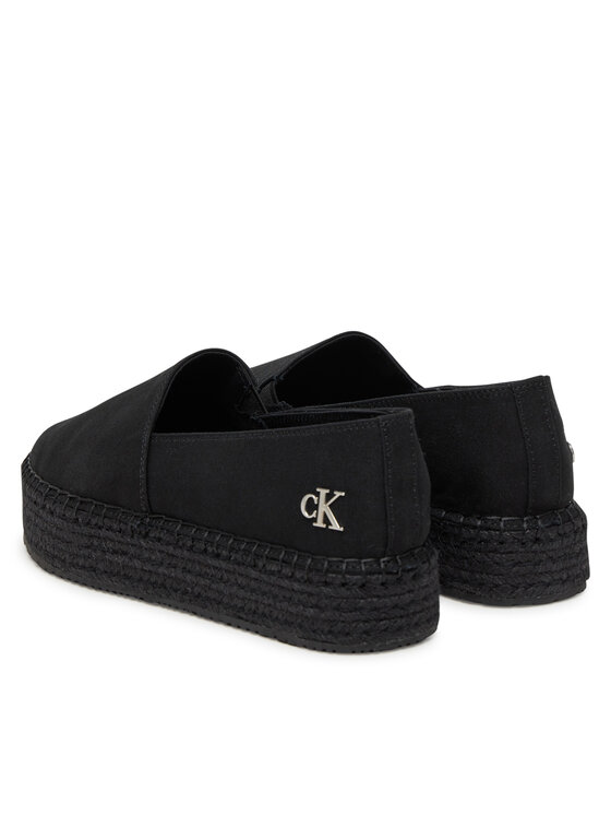 Calvin Klein Jeans Calvin Klein Jeans Espadrilky Flatform Esdparille Mg/Hdw YW0YW01737 Čierna