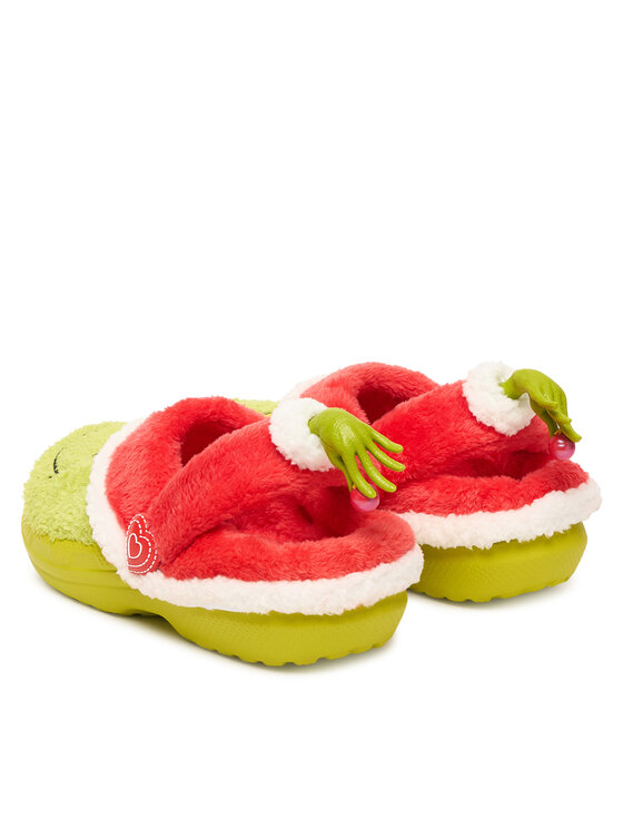 Crocs Crocs Natikače Classic Lined Clog 211688 Zelena