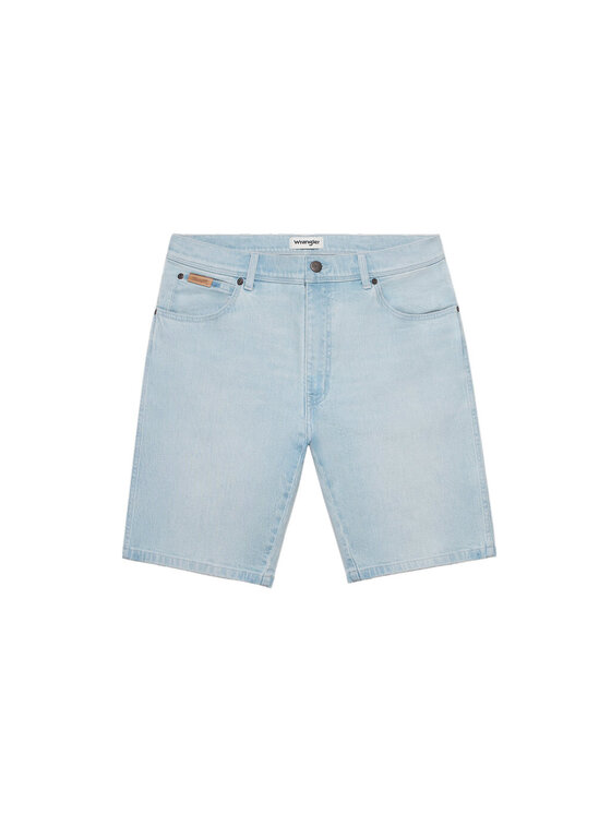 Wrangler Wrangler Pantaloncini di jeans TEXAS SHORTS Blu Straight Fit