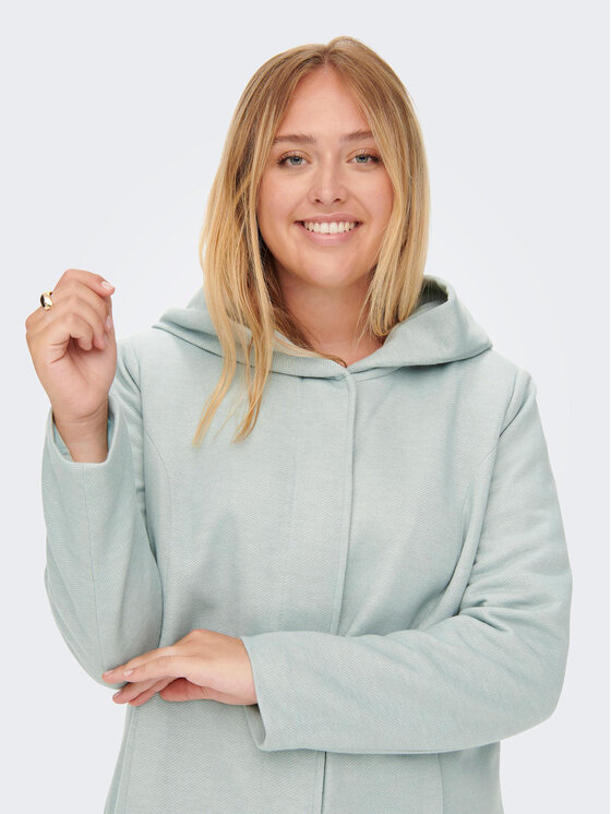 ONLY Carmakoma ONLY Carmakoma Płaszcz przejściowy Sedona 15191768 Zielony Regular Fit