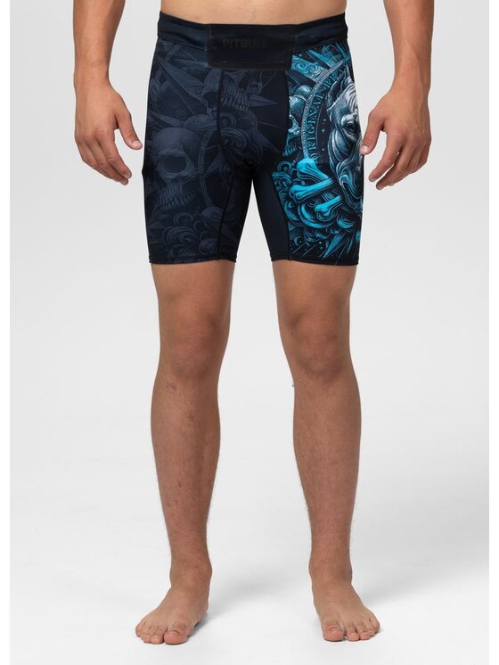 PITBULL PITBULL Szorty sportowe PITBULL WORLD Czarny Regular Fit