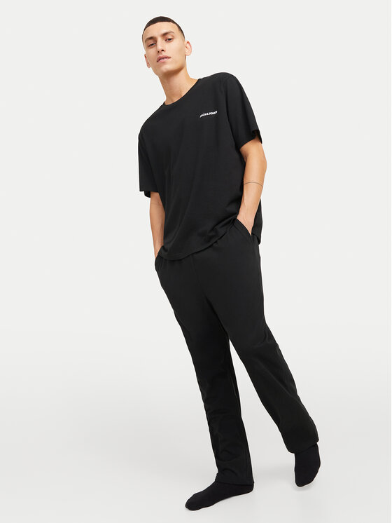 Jack&Jones Jack&Jones Pidžama Everest 12273633 Crna Standard Fit