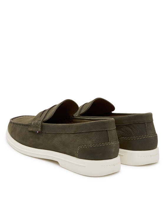 Tommy Hilfiger Tommy Hilfiger Mocasini Nubuck P Loafer FM0FM05350 Kaki