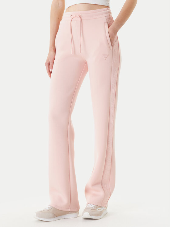 Guess Guess Pantaloni trening V3RB21 K7UW2 Roz Regular Fit