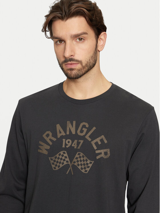 Lee Lee Тениска с дълъг ръкав 112357355 Сив Regular Fit