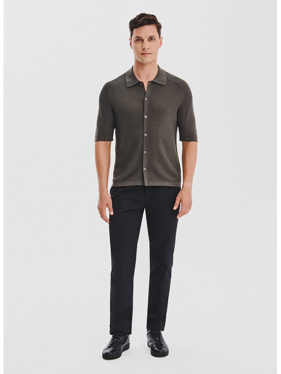 Pako Lorente Pako Lorente Polo P25WF-TX-006 Zielony Classic Fit