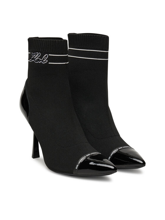 KARL LAGERFELD KARL LAGERFELD Botki Pandara KL31357 Czarny