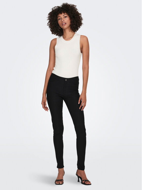 JDY JDY Τοπ Aya 15287501 Λευκό Slim Fit