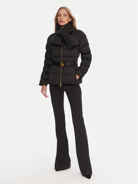 Elisabetta Franchi Elisabetta Franchi Winterjacke PI-83D-56E2-V600 Schwarz Regular Fit