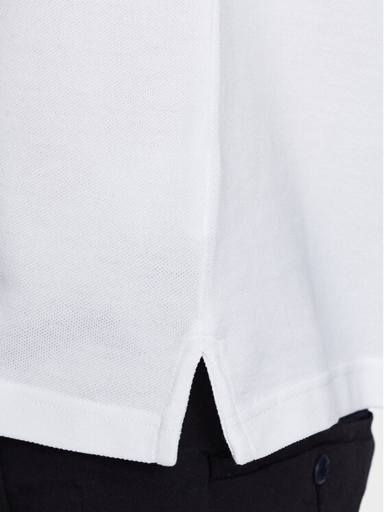 Trussardi Trussardi Polo Emboidered 52T00712 Biały Regular Fit