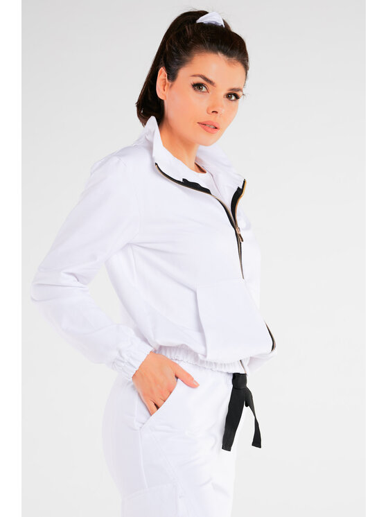 Infinite You Infinite You Bluza M246 Biały Basic Fit