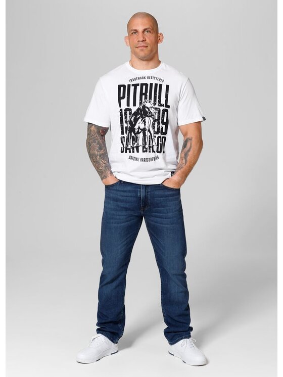 PITBULL PITBULL T-Shirt Koszulka San Diego Dog 3XL Biały Regular Fit