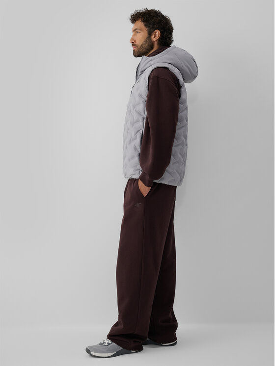 4F 4F Kamizelka URBAN COMMUTER Szary Regular Fit