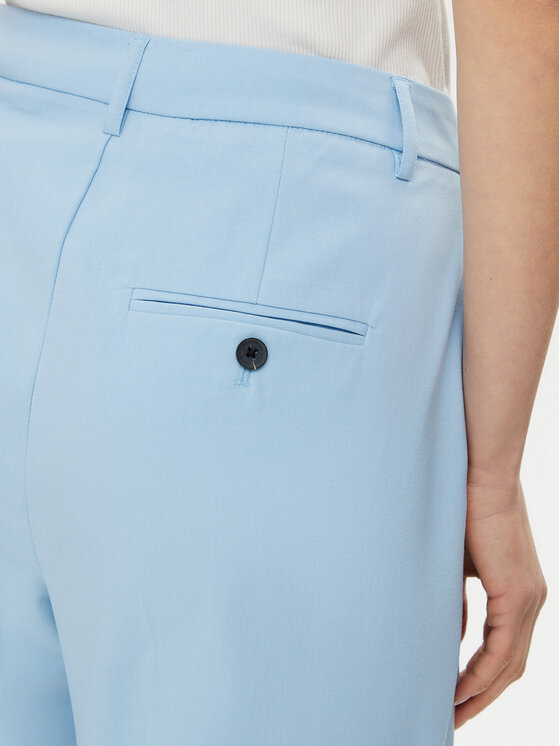 Vero Moda Vero Moda Bavlnené nohavice Liba 10324626 Modrá Wide Leg
