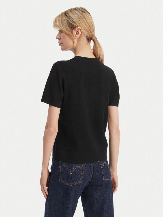 Calvin Klein Calvin Klein T-shirt LV147E303G Crna Regular Fit
