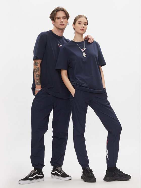 Reebok Reebok Melegítő alsó Classics Vector Tracksuit Bottoms H54439 Kék Slim Fit