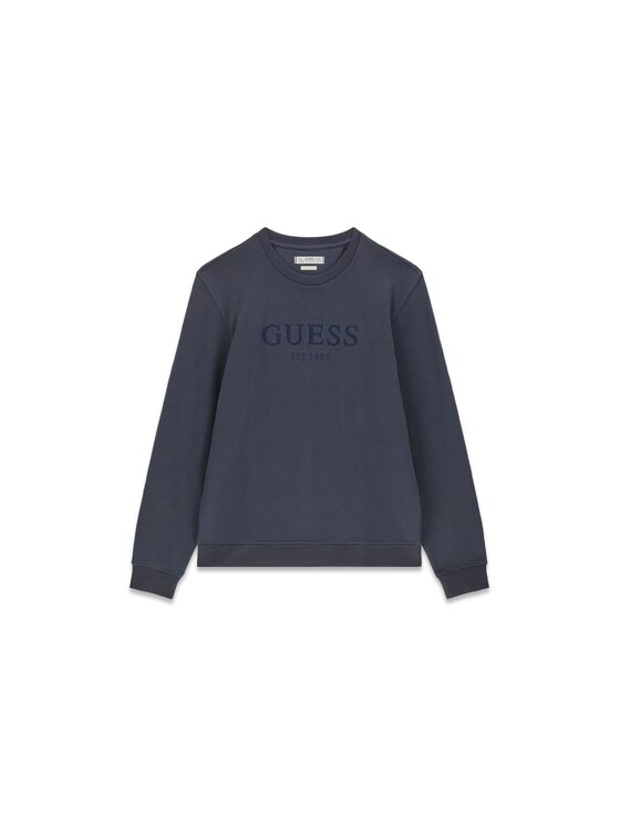 Guess Guess Mikina 182683 Světle modrá Classic Fit