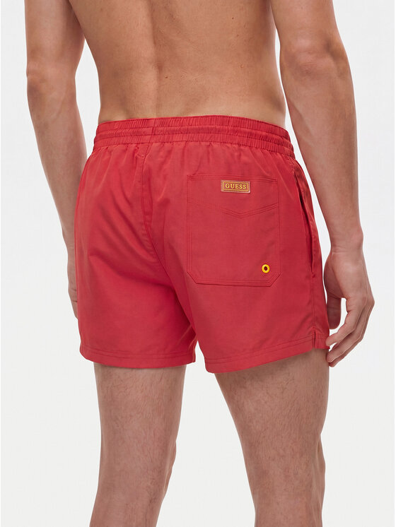 Guess Guess Pantaloncini da bagno F6GT25 WG282 SHORT Rosso Regular Fit