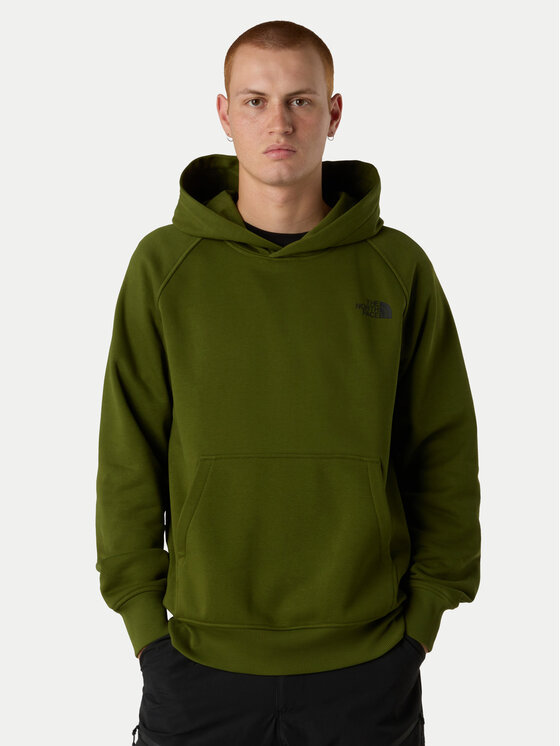 The North Face The North Face Суитшърт Redbox NF0A89F9 Зелен Regular Fit