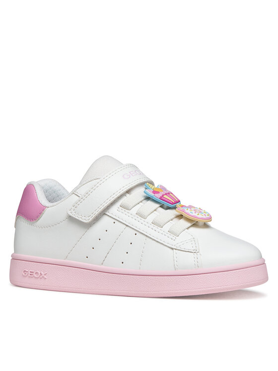 Geox Geox Sneakersy J Eclyper Girl J65LRF 000BC C1364 S Biały
