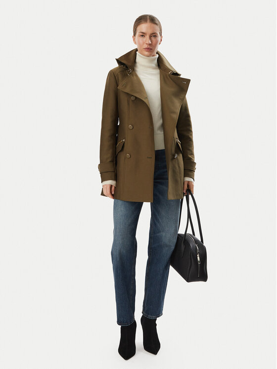 Morgan Morgan Trencz 241-GLADIA Khaki Regular Fit
